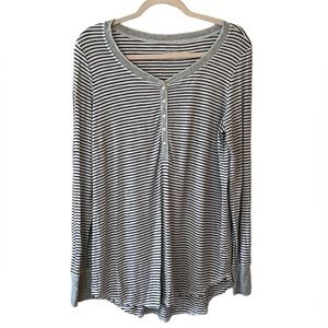 Aerie Long Sleeve Striped Top